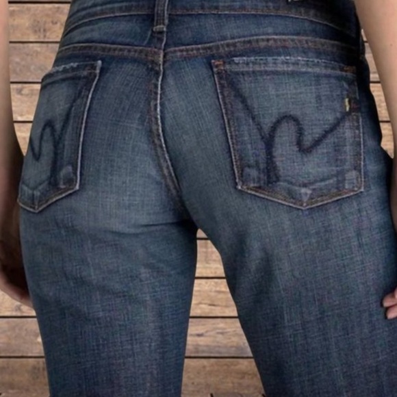 Citizens of Humanity Kelly Low Waist Cropped Jeans - Picture 4 of 14